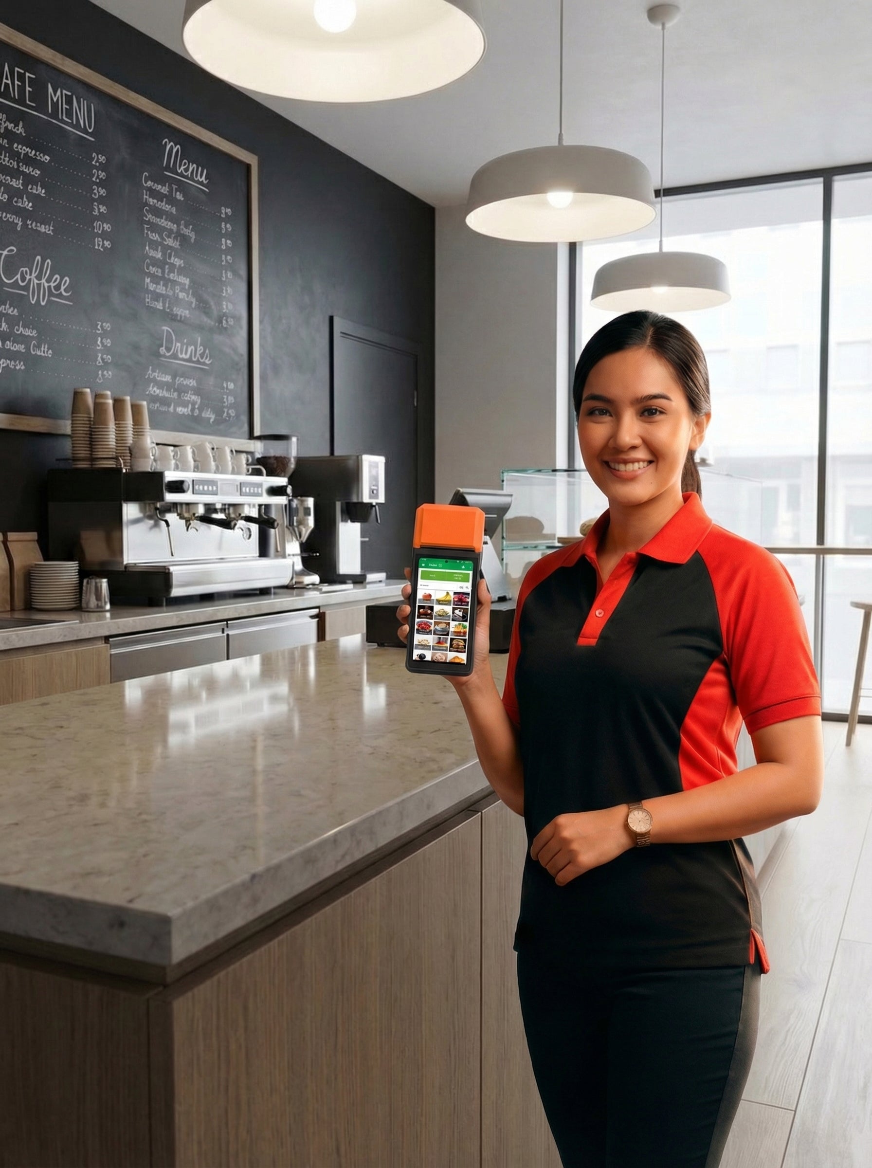 Handheld V1 5.5" All-in-One POS Hardware Set