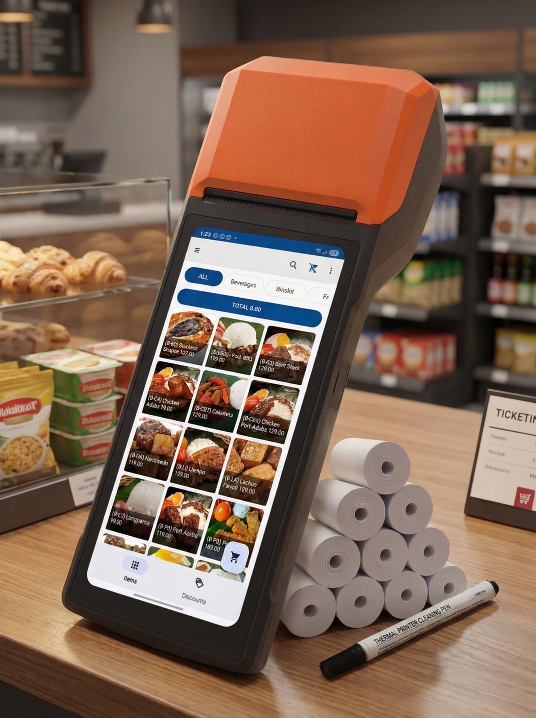 Handheld V1 5.5" All-in-One POS Hardware Set